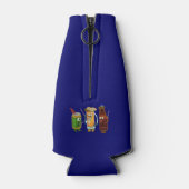 ビールパおもしろいンMonogramと3つのマスケベ ボトルクーラー (裏面)