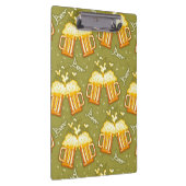 ビールパターンのガラス クリップボード (右)