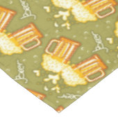 ビールパターンのガラス テーブルクロス (アングル)