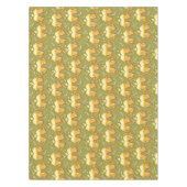 ビールパターンのガラス テーブルクロス (正面)