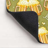 ビールパターンのガラス マウスパッド (コーナー)