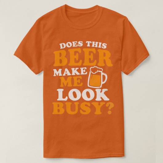 ビールパパのシャツがギフトに見せ忙しる Tシャツ (デザイン正面)