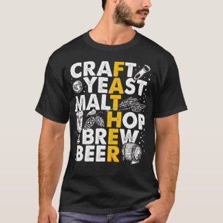 ビールパパビール醸造父ギフト Tシャツ