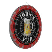 ビールパパーソナライズされたブ ダーツボード (正面左)