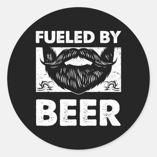 ビールパパ飲みダディドリンカービールピーによって燃料 ラウンドシール (正面)