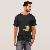ビールパブパーティーのおなか気分でいっぱいの胃 Tシャツ (正面フル)