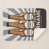 ビールパーソナライズされたボトルクラフト醸造会社 シェルパブランケット (正面(横))