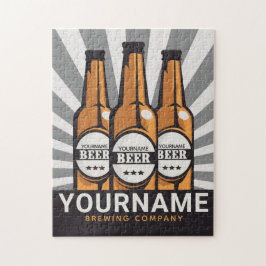 ビールパーソナライズされたボトルクラフト醸造会社 ジグソーパズル