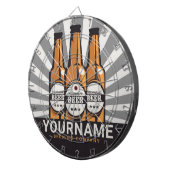 ビールパーソナライズされたボトルクラフト醸造会社  ダーツボード (正面右)