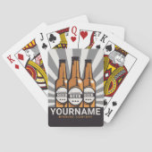 ビールパーソナライズされたボトルクラフト醸造会社 トランプ (裏面)