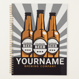 ビールパーソナライズされたボトルクラフト醸造会社 プランナー手帳
