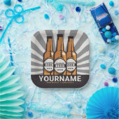 ビールパーソナライズされたボトルクラフト醸造会社 ペーパープレート (パーティー)