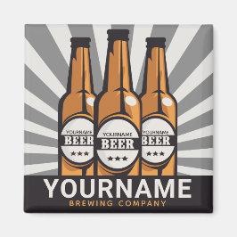 ビールパーソナライズされたボトルクラフト醸造会社 マグネット