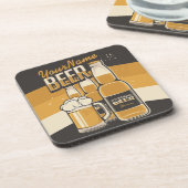 ビールパーソナライズされたボトルスズジーマグ醸造バー コースター (左側)