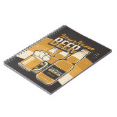 ビールパーソナライズされたボトルスズジーマグ醸造バー ノートブック (左側)