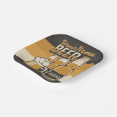 ビールパーソナライズされたボトルスズジーマグ醸造バー ペーパープレート (傾斜あり)