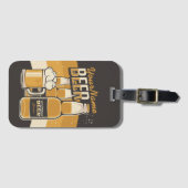 ビールパーソナライズされたボトルスズジーマグ醸造バー ラゲッジタグ (正面横)