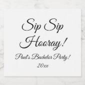 ビールパーソナライズされたボトルラベル ビールラベル (シングルラベル)