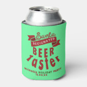 ビールパーソナライズされた好きおもしろいクリスマスことわざ 缶クーラー (缶正面)