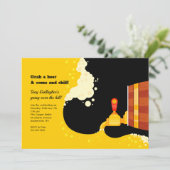 ビールパーティーのご招待 招待状 (スタンド正面)