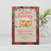 ビールパーティーホリデーブルワリー招待状 招待状 (スタンド正面)