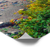 ビールビーチジュラシックコーストデヴォンイングランド ポスター (角)