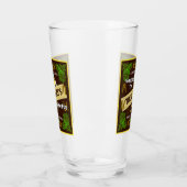 ビールビールパブのパーソナライズな名前|のホツプのオオムギのバー タンブラーグラス (左)