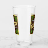 ビールビールパブのパーソナライズな名前|のホツプのオオムギのバー タンブラーグラス (右)