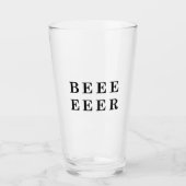 ビールビールラバーズデザイン タンブラーグラス (正面)