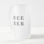 ビールビールラバーズデザイン フロストグラスビールジョッキ (正面左)