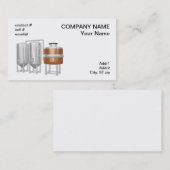 ビールビール醸造所装置 名刺 (正面/裏面)