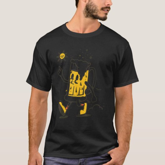 ビールビール飲料 Tシャツ (正面)