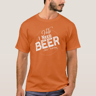 ビールビ救済ールのフェスティバルTシャツが必要おもしろい Tシャツ