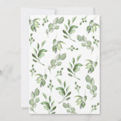 ビールピザおむつベビーシャワープリガーケガー 招待状 (裏面)