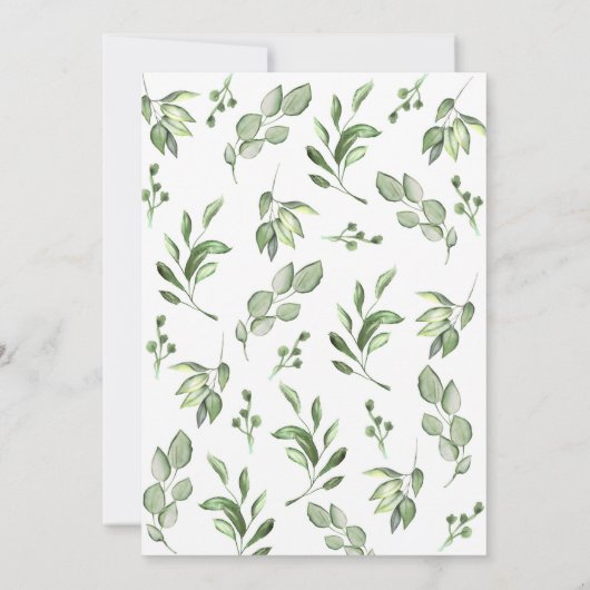 ビールピザおむつベビーシャワープリガーケガー 招待状 (裏面)