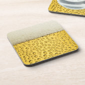 ビールフォーム懸命プラスチックコースター（コルクバック付き） コースター (左側)