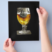 ビールフライヤー チラシ (手)