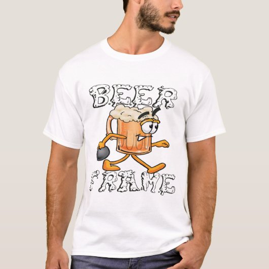 ビールフレーム! Tシャツ (正面)