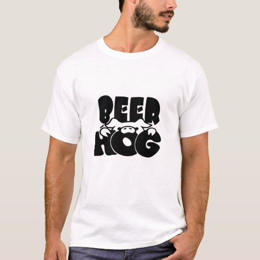ビールブタのTシャツ Tシャツ (正面)