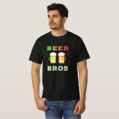 ビールブライおもしろいズ引用文パーティーシャツビールドリンカー Tシャツ (正面フル)