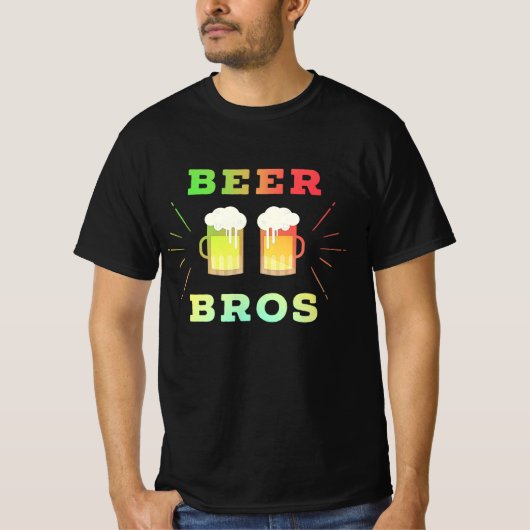 ビールブライおもしろいズ引用文パーティーシャツビールドリンカー Tシャツ (正面)