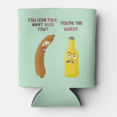 ビールブラッおもしろいトワーストプンワースト淡い色のエール 缶クーラー (正面)