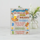 ビールブラッ素朴トOctoberfestパーティー招待状 招待状 (スタンド正面)