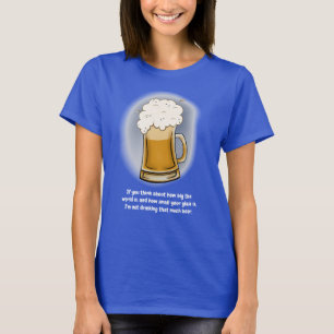 ビールブルーウィメンズTシャツ Tシャツ