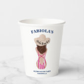 ビールブルー前の最終セイルバチェロレッテ 紙コップ (正面)