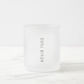 ビールブルー走ボトル用フィットネスユーモアI フロストグラスマグカップ (中央)