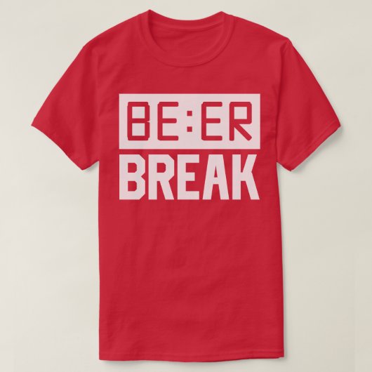 ビールブレイク1 Tシャツ (デザイン正面)