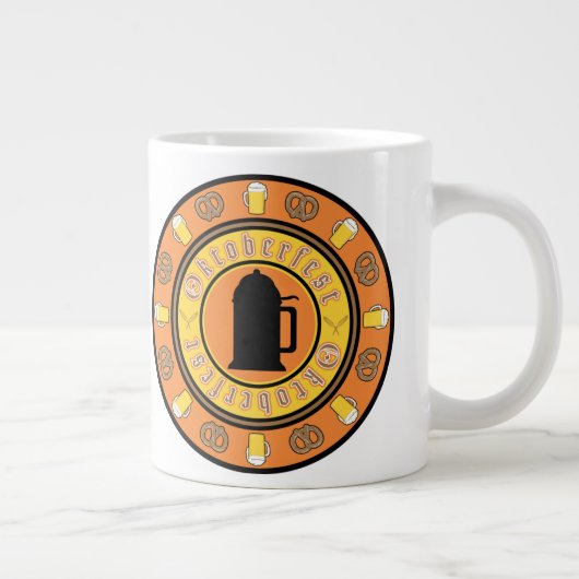 ビールプレッツェルスタインオクトーバーフェスト ジャンボコーヒーマグカップ (右)