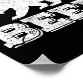 ビールベアディアーおもしろい狩りヴィンテージ ポスター (角)