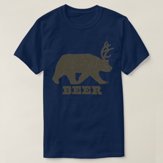 ビールベア Tシャツ (デザイン正面)